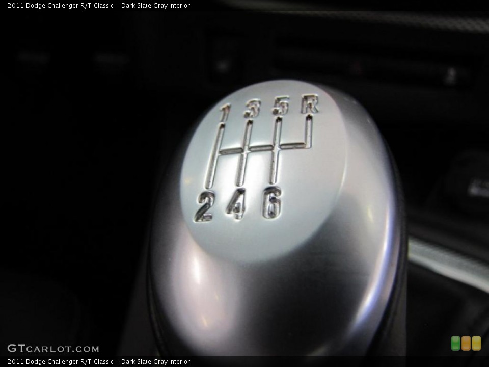 Dark Slate Gray Interior Transmission for the 2011 Dodge Challenger R/T Classic #44663807
