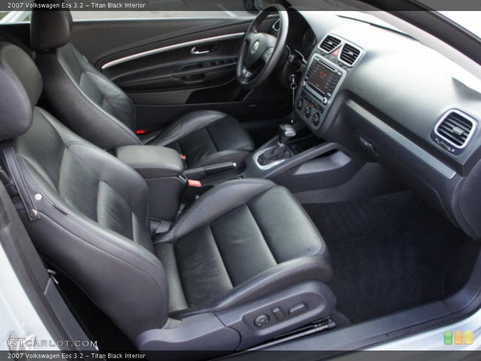 Titan Black Interior Photo for the 2007 Volkswagen Eos 3.2 #44664095
