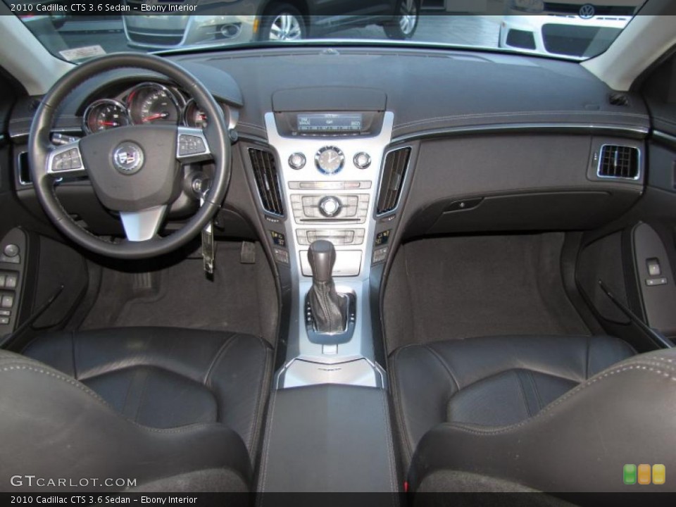 Ebony Interior Dashboard for the 2010 Cadillac CTS 3.6 Sedan #44664391