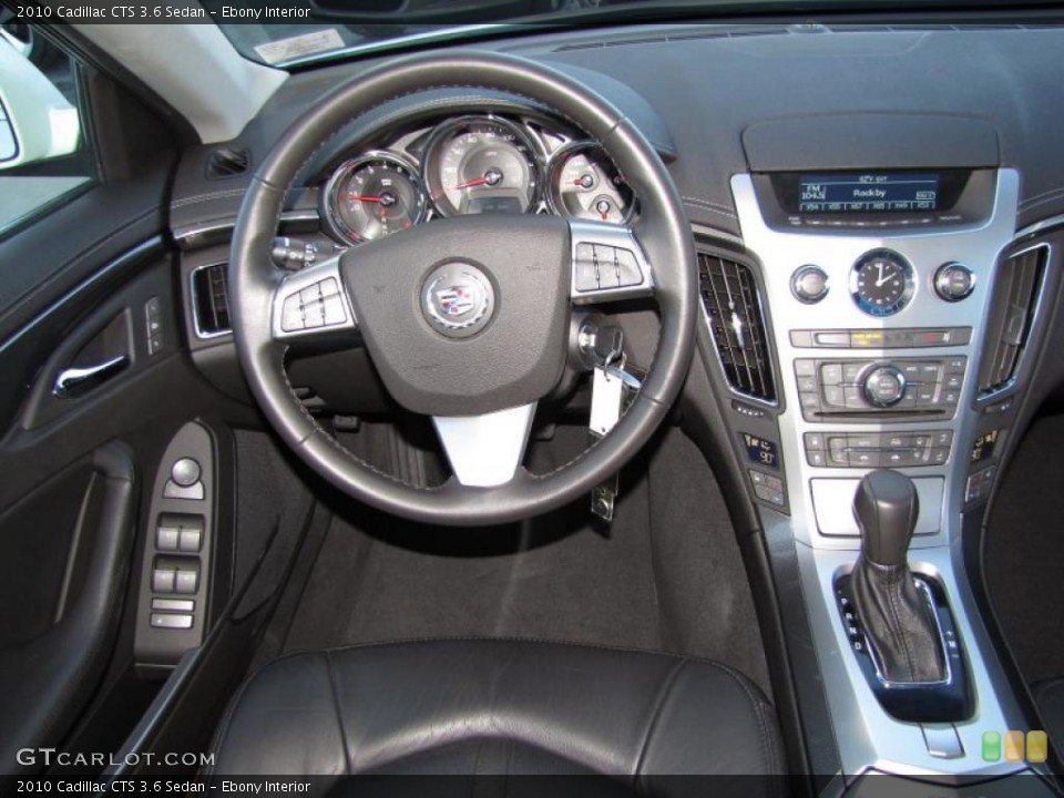 Ebony Interior Controls for the 2010 Cadillac CTS 3.6 Sedan #44664411