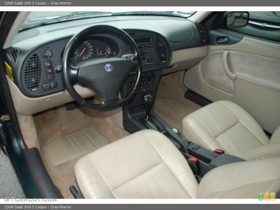 Gray 1996 Saab 900 Interiors