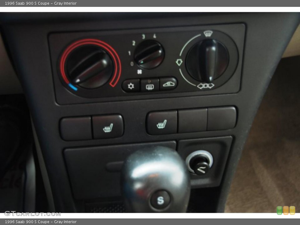 Gray Interior Controls for the 1996 Saab 900 S Coupe #44666299
