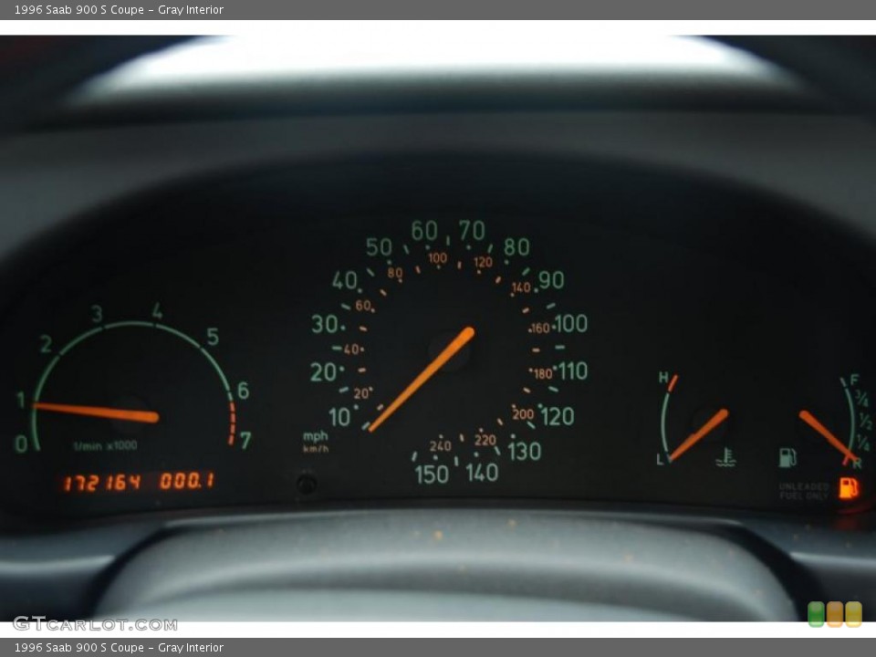 Gray Interior Gauges for the 1996 Saab 900 S Coupe #44666319