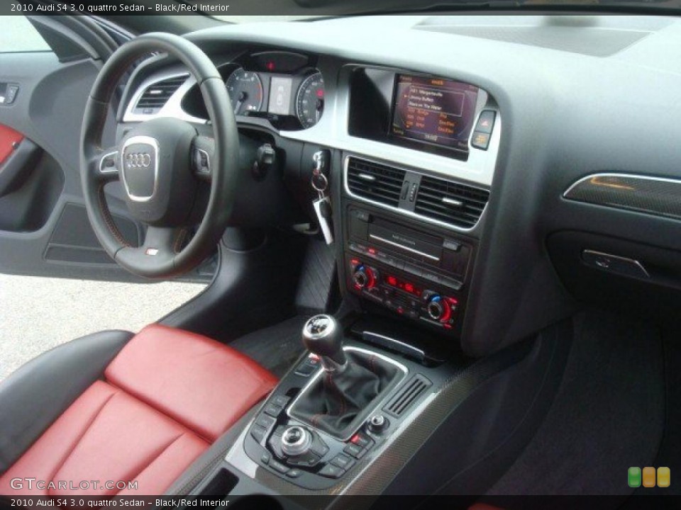 Black/Red Interior Dashboard for the 2010 Audi S4 3.0 quattro Sedan #44667107