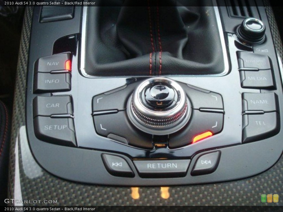 Black/Red Interior Controls for the 2010 Audi S4 3.0 quattro Sedan #44667291