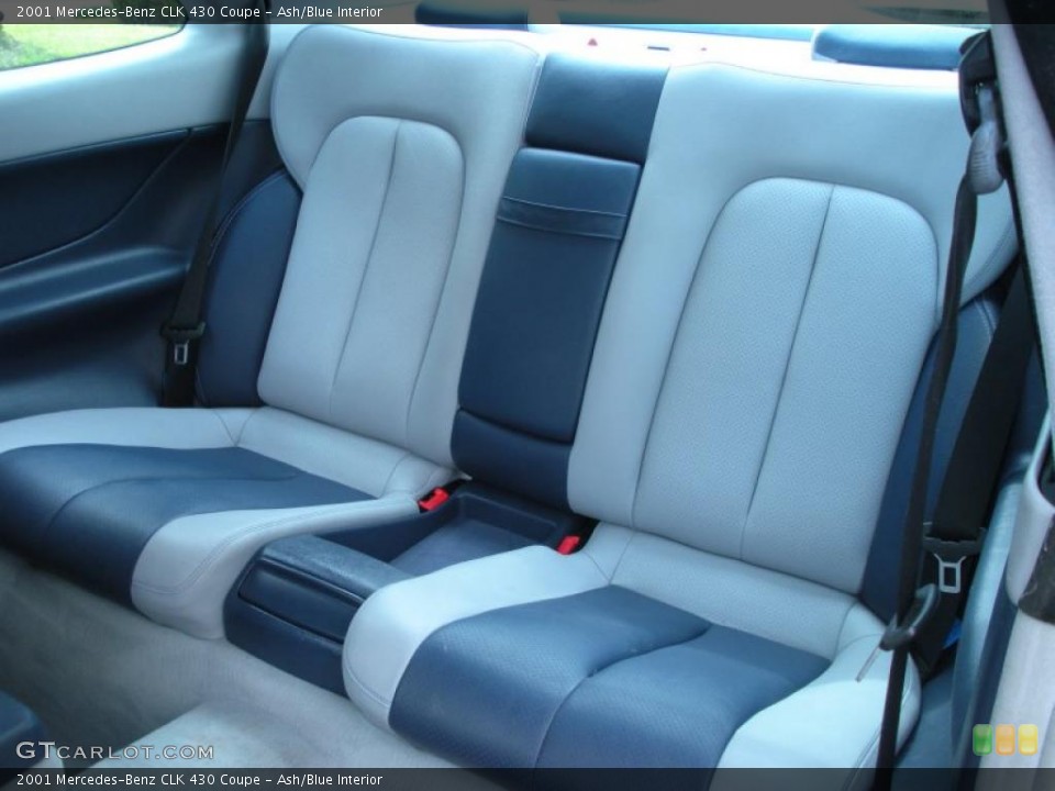 Ash/Blue Interior Photo for the 2001 Mercedes-Benz CLK 430 Coupe #44670627
