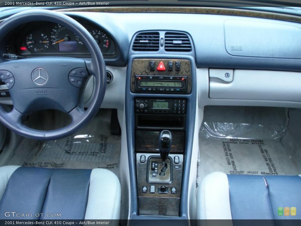 Ash/Blue Interior Dashboard for the 2001 Mercedes-Benz CLK 430 Coupe #44670695