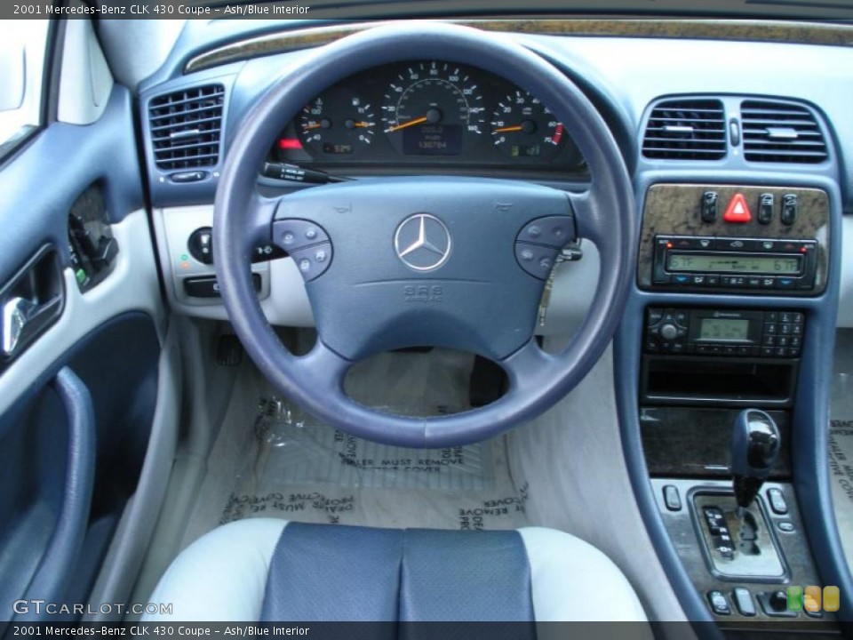 Ash/Blue Interior Dashboard for the 2001 Mercedes-Benz CLK 430 Coupe #44670711