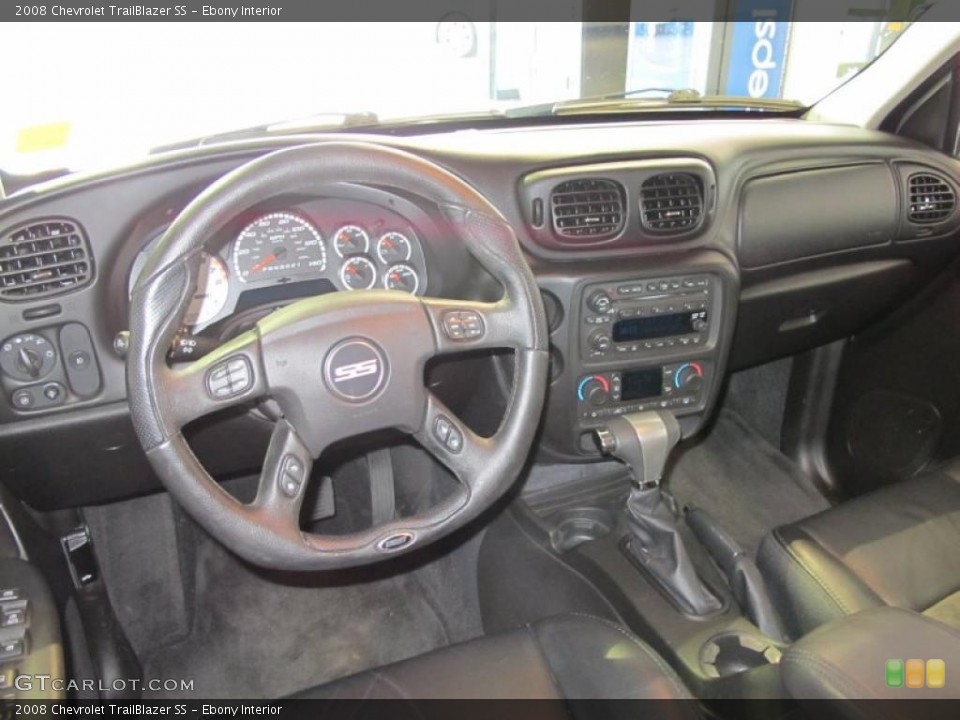 Ebony Interior Dashboard for the 2008 Chevrolet TrailBlazer SS #44676323