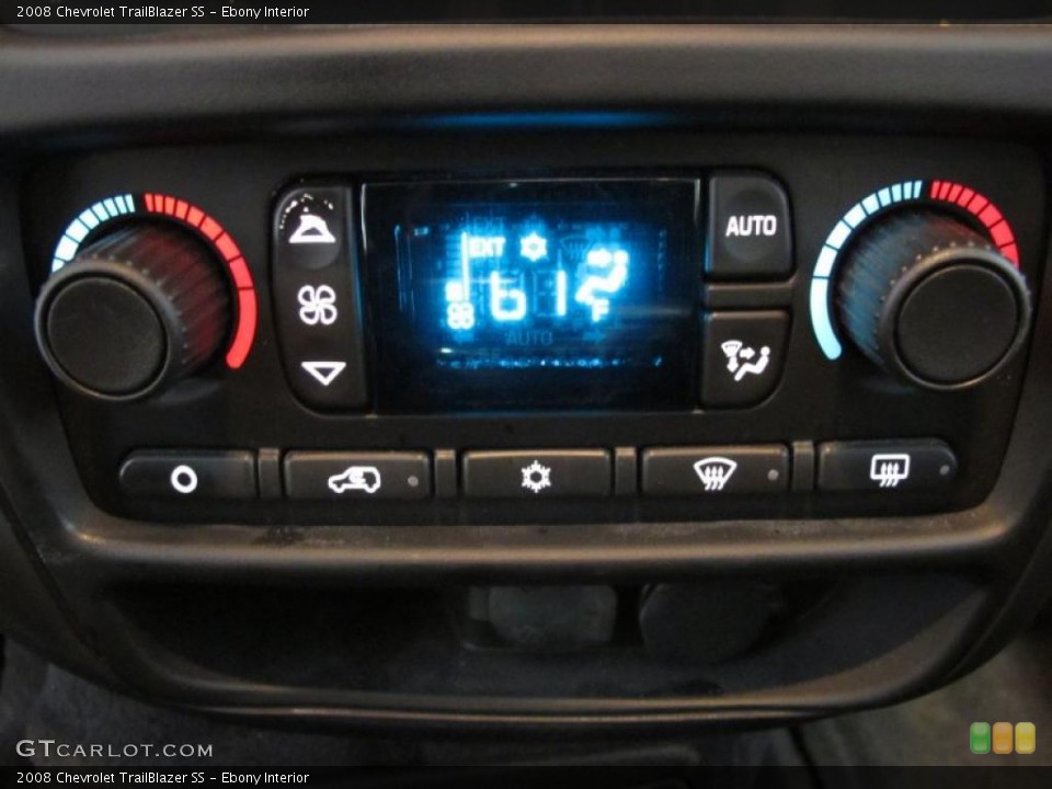 Ebony Interior Controls for the 2008 Chevrolet TrailBlazer SS #44676431