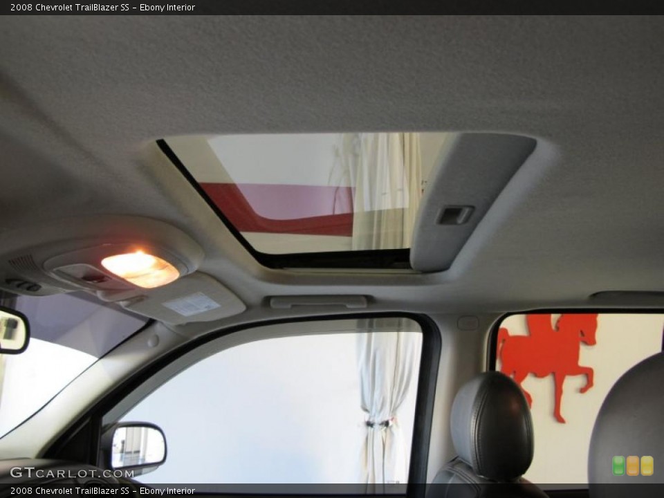 Ebony Interior Sunroof for the 2008 Chevrolet TrailBlazer SS #44676447