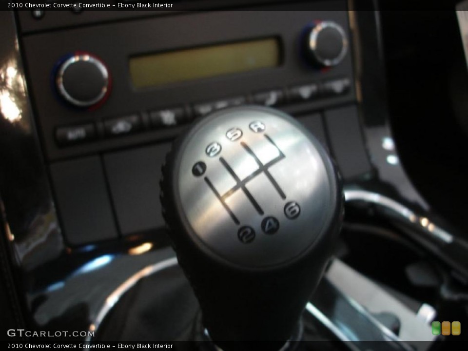 Ebony Black Interior Transmission for the 2010 Chevrolet Corvette Convertible #44677687