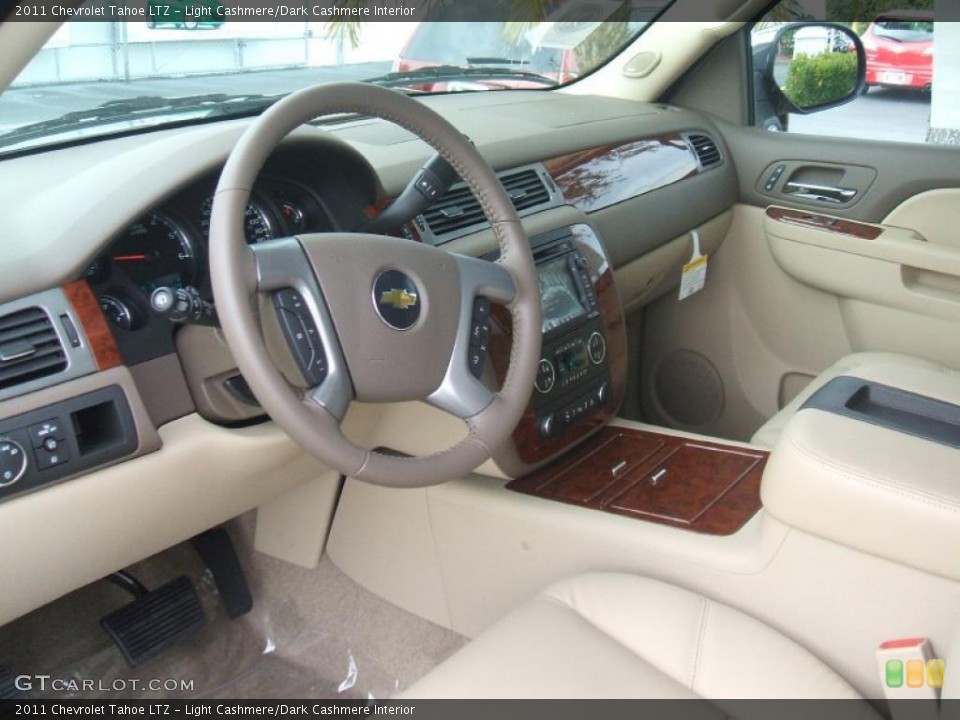 Light Cashmere/Dark Cashmere Interior Prime Interior for the 2011 Chevrolet Tahoe LTZ #44679959