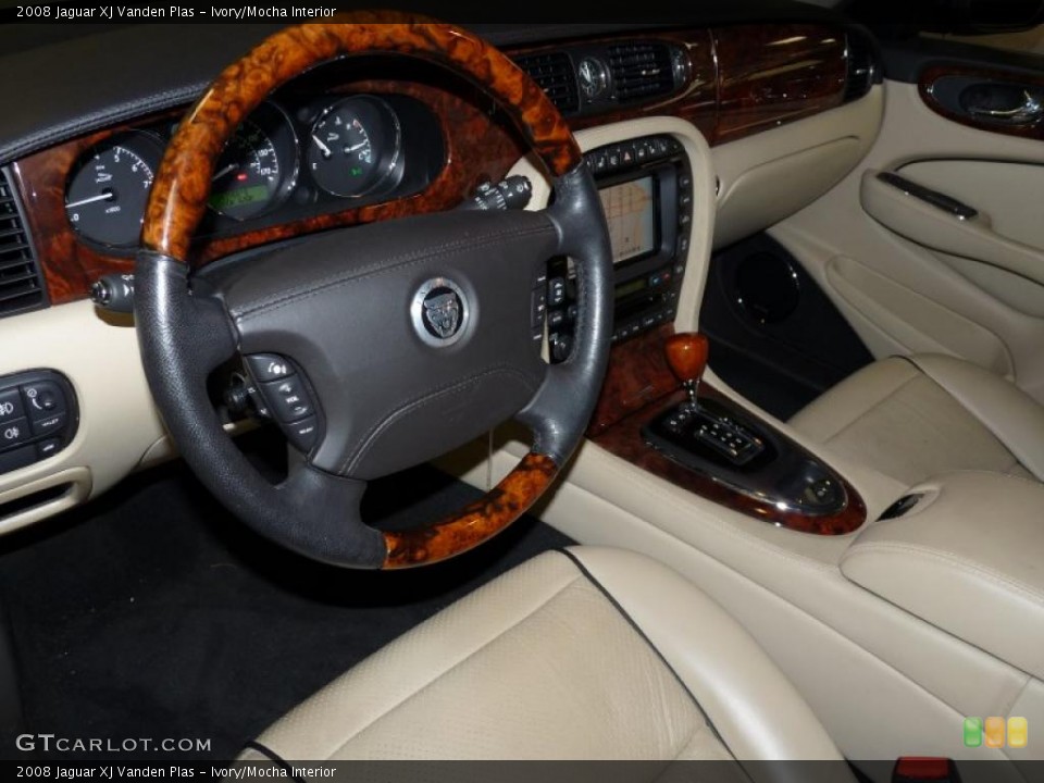 Ivory/Mocha Interior Prime Interior for the 2008 Jaguar XJ Vanden Plas #44681419