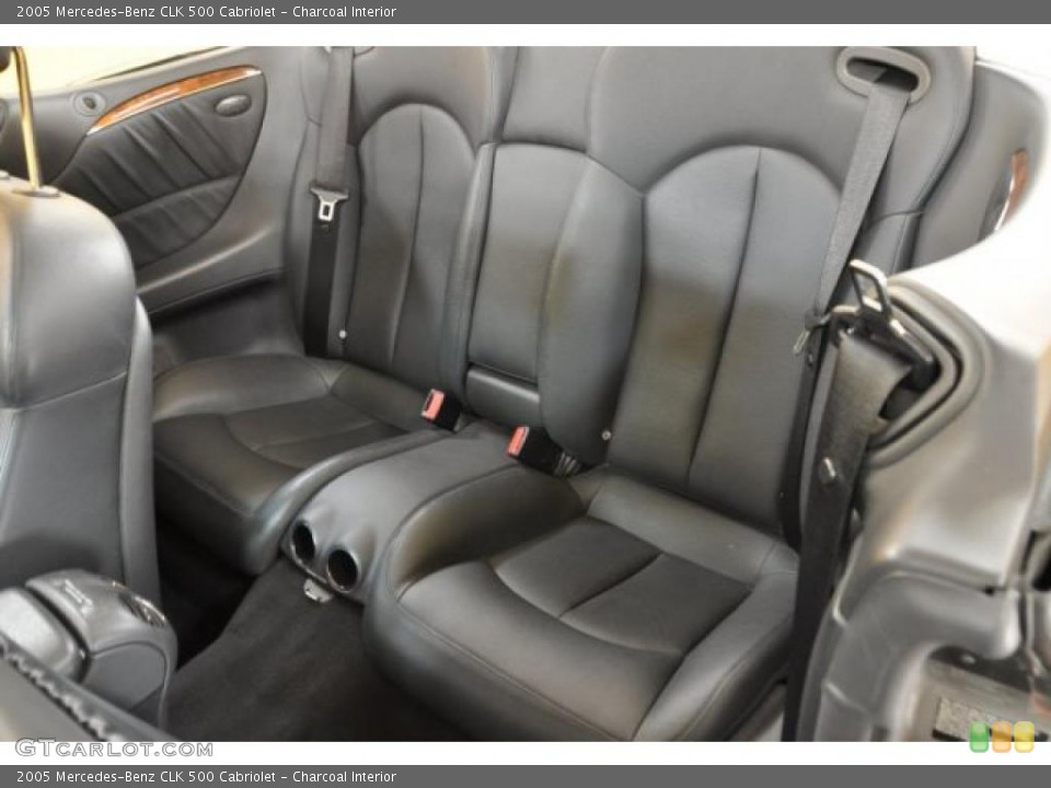 Charcoal Interior Photo for the 2005 Mercedes-Benz CLK 500 Cabriolet #44681651