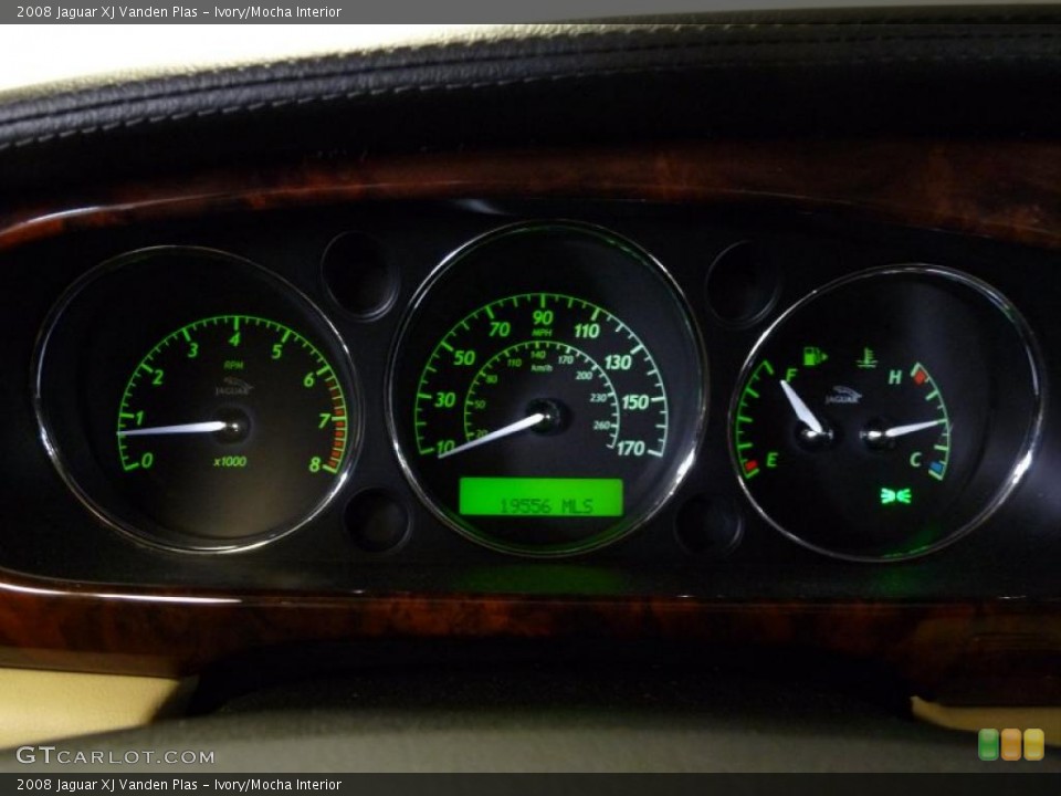 Ivory/Mocha Interior Gauges for the 2008 Jaguar XJ Vanden Plas #44681783