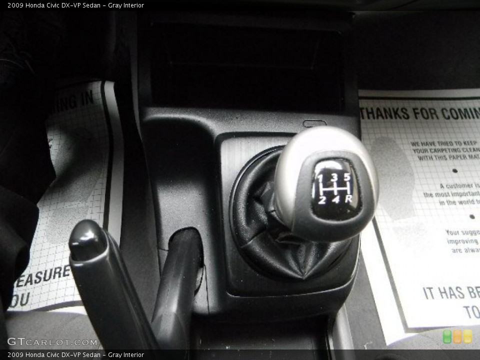 Gray Interior Transmission for the 2009 Honda Civic DX-VP Sedan #44682135