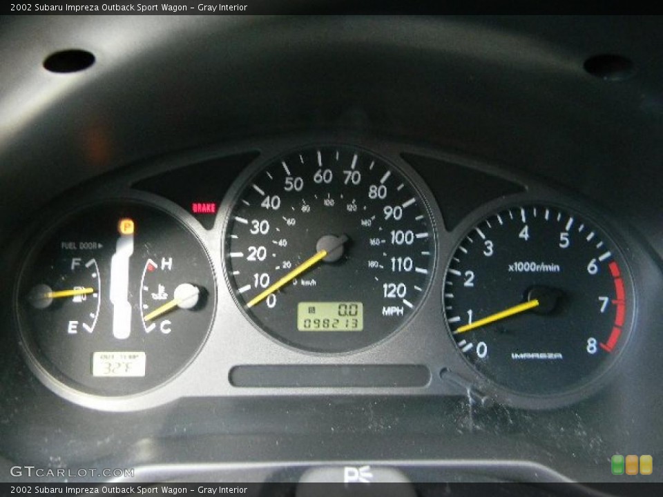 Gray Interior Gauges for the 2002 Subaru Impreza Outback Sport Wagon #44682979