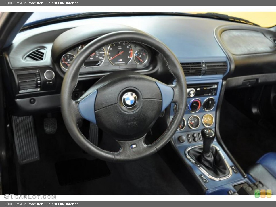 Estoril Blue Interior Dashboard for the 2000 BMW M Roadster #44683603