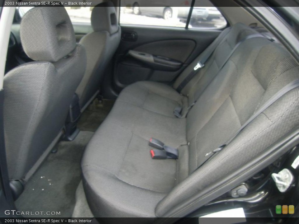 Black Interior Photo for the 2003 Nissan Sentra SE-R Spec V #44684255