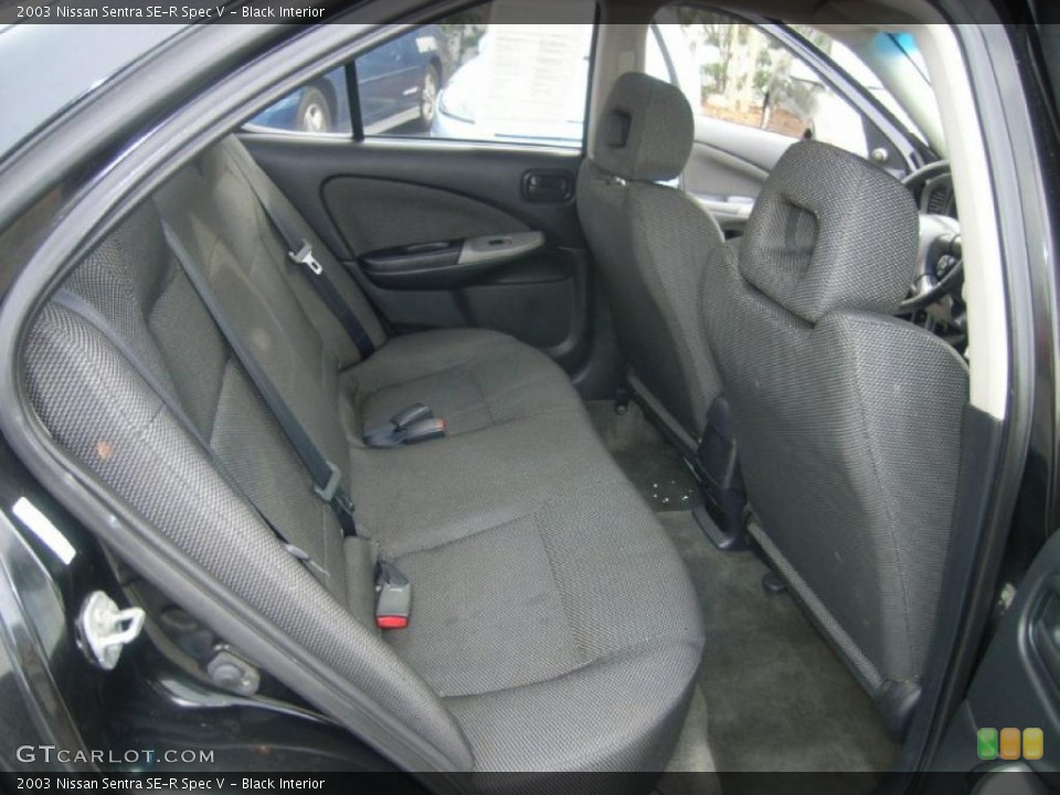 Black Interior Photo for the 2003 Nissan Sentra SE-R Spec V #44684287