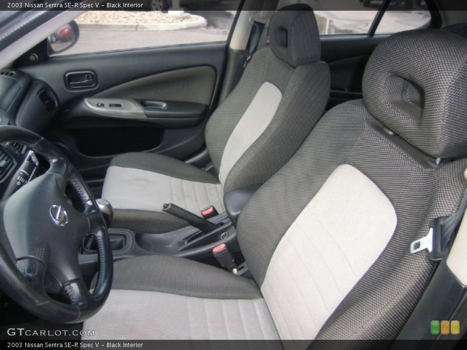 Black Interior Photo for the 2003 Nissan Sentra SE-R Spec V #44684347