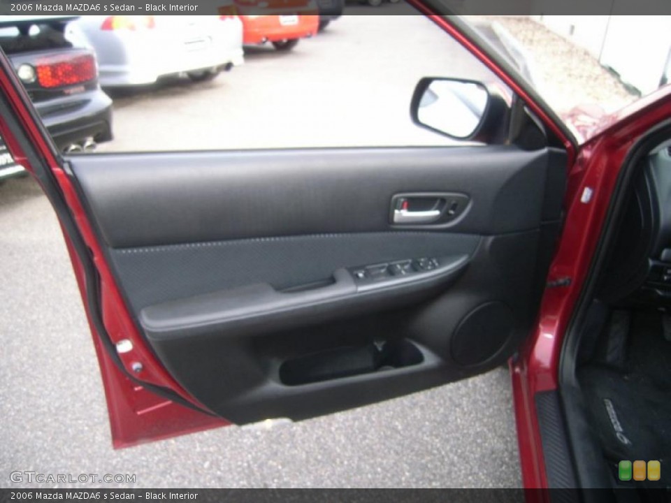 Black Interior Door Panel for the 2006 Mazda MAZDA6 s Sedan #44684595