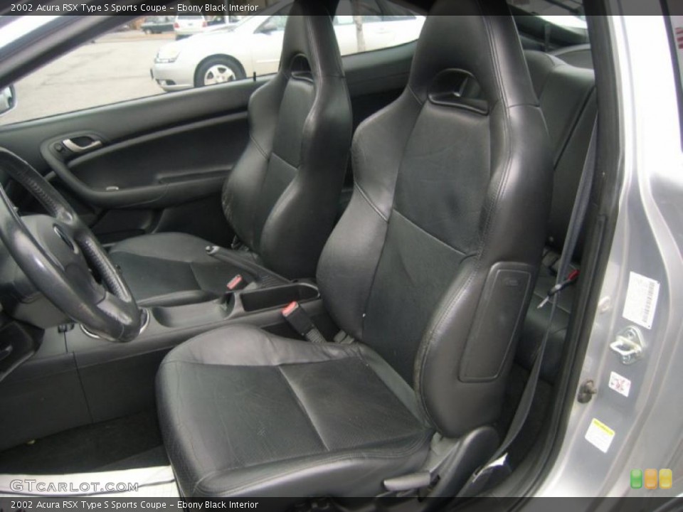 Ebony Black Interior Photo for the 2002 Acura RSX Type S Sports Coupe #44684987