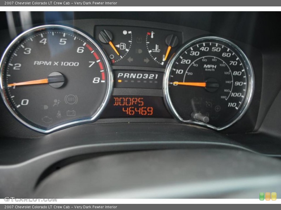 Very Dark Pewter Interior Gauges for the 2007 Chevrolet Colorado LT Crew Cab #44686976