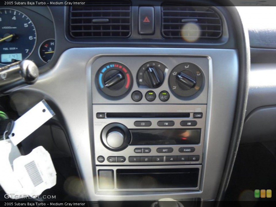 Medium Gray Interior Controls for the 2005 Subaru Baja Turbo #44687556