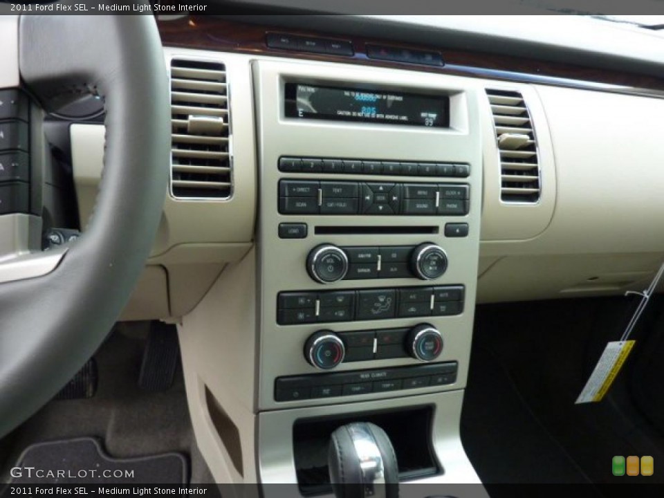 Medium Light Stone Interior Controls for the 2011 Ford Flex SEL #44690213