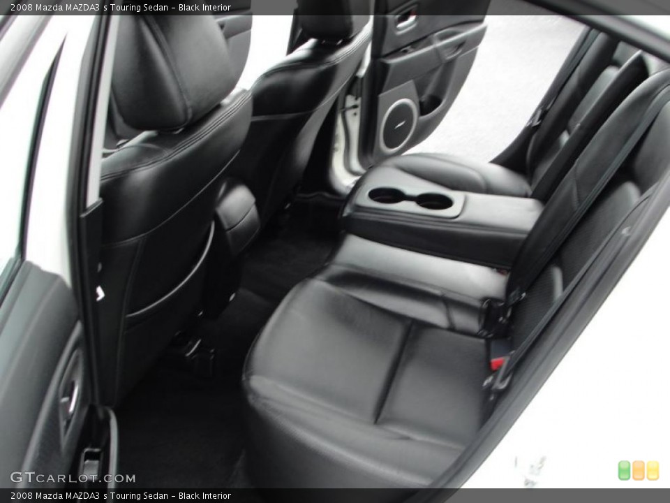 Black Interior Photo for the 2008 Mazda MAZDA3 s Touring Sedan #44692553