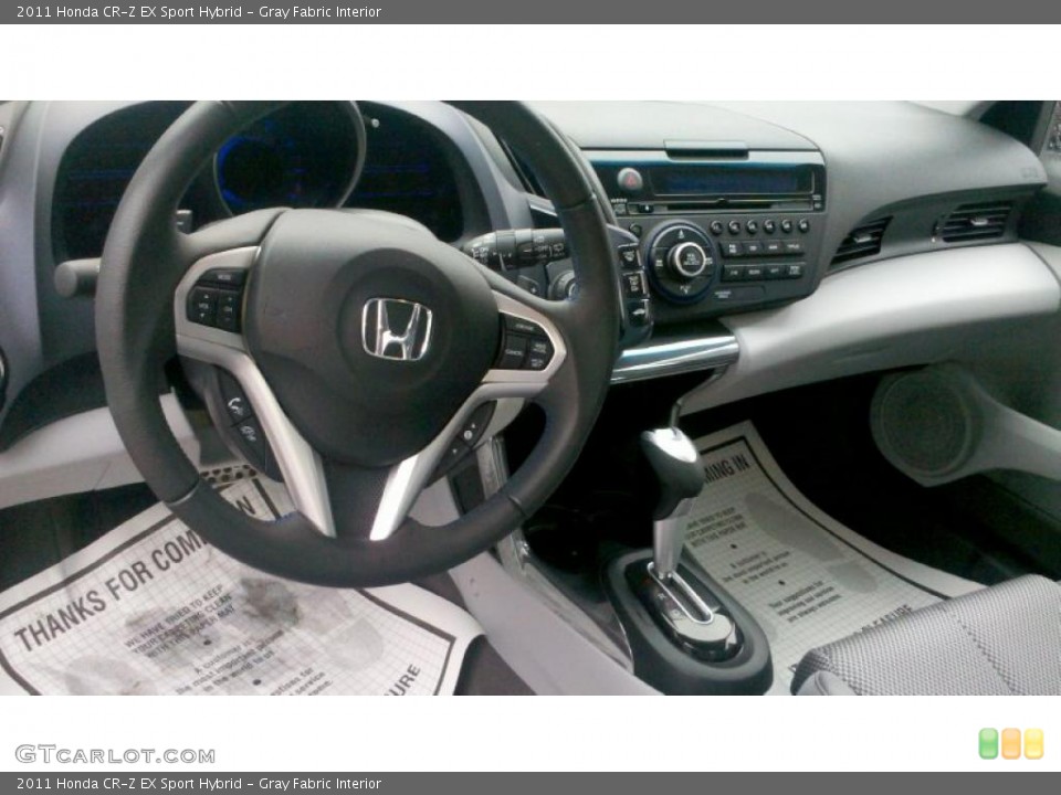 Gray Fabric Interior Dashboard for the 2011 Honda CR-Z EX Sport Hybrid #44692683