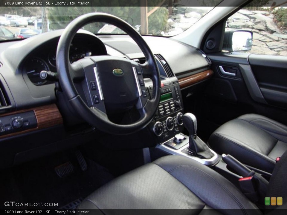 Ebony Black 2009 Land Rover LR2 Interiors