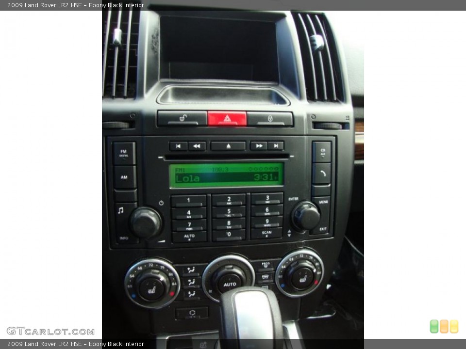 Ebony Black Interior Controls for the 2009 Land Rover LR2 HSE #44692937