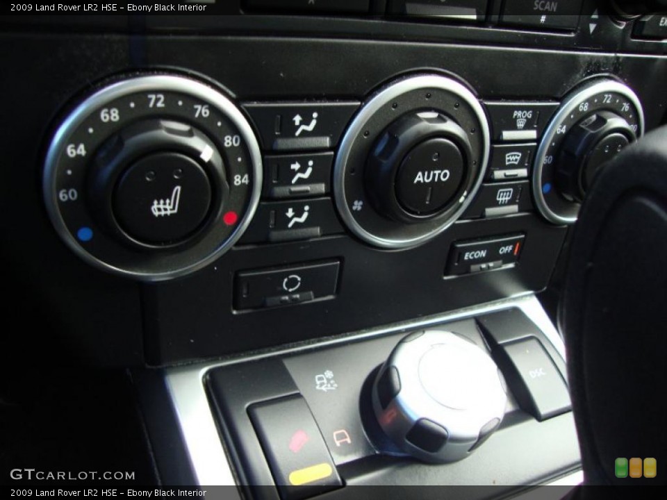 Ebony Black Interior Controls for the 2009 Land Rover LR2 HSE #44692953