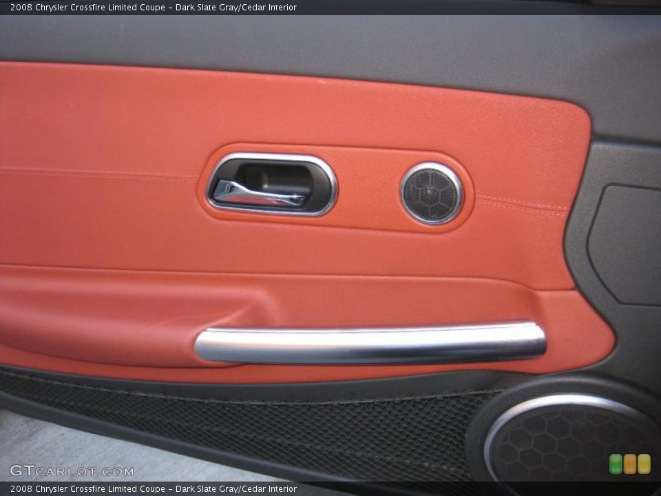 Dark Slate Gray/Cedar Interior Door Panel for the 2008 Chrysler Crossfire Limited Coupe #44693765