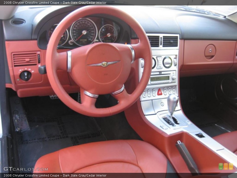 Dark Slate Gray/Cedar Interior Prime Interior for the 2008 Chrysler Crossfire Limited Coupe #44693889
