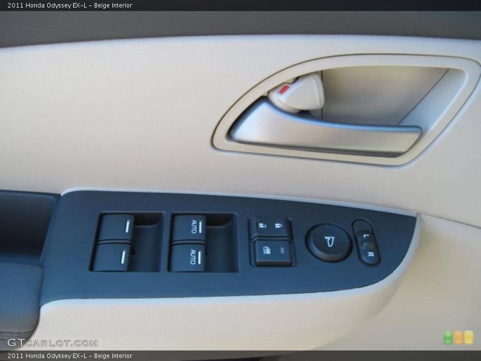 Beige Interior Controls for the 2011 Honda Odyssey EX-L #44694145