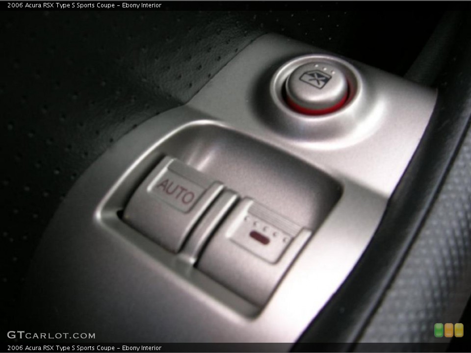 Ebony Interior Controls for the 2006 Acura RSX Type S Sports Coupe #44694573