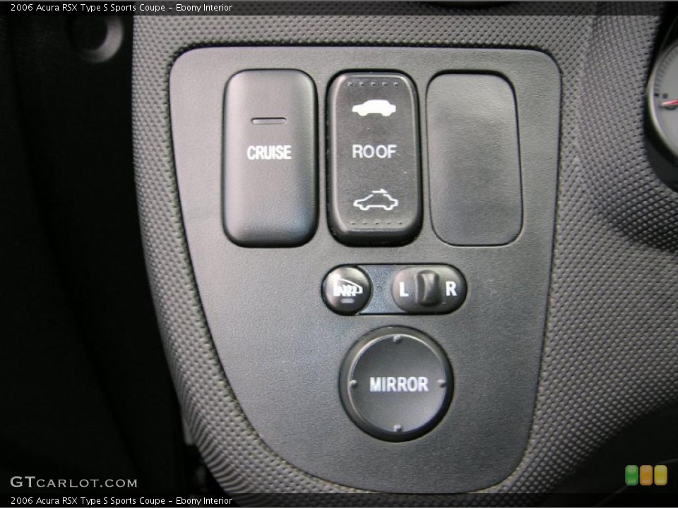 Ebony Interior Controls for the 2006 Acura RSX Type S Sports Coupe #44694589