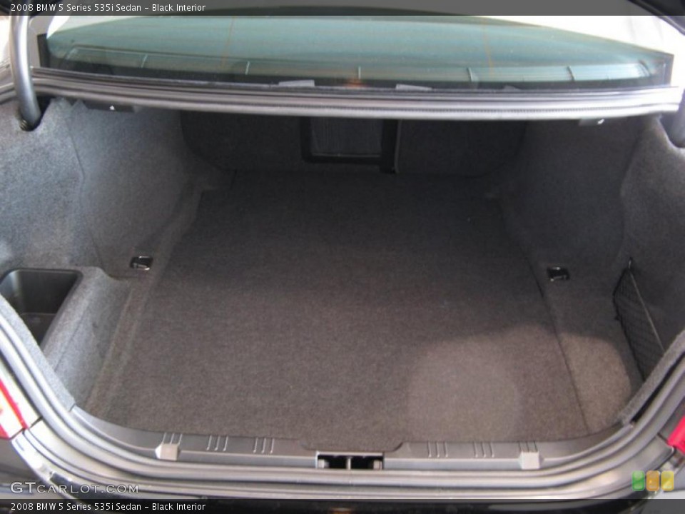 Black Interior Trunk for the 2008 BMW 5 Series 535i Sedan #44695789