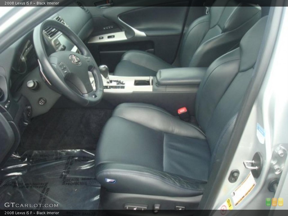 Black Interior Photo for the 2008 Lexus IS F #44696409