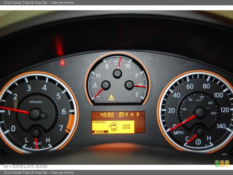 Charcoal Interior Gauges for the 2010 Nissan Titan SE King Cab #44696445