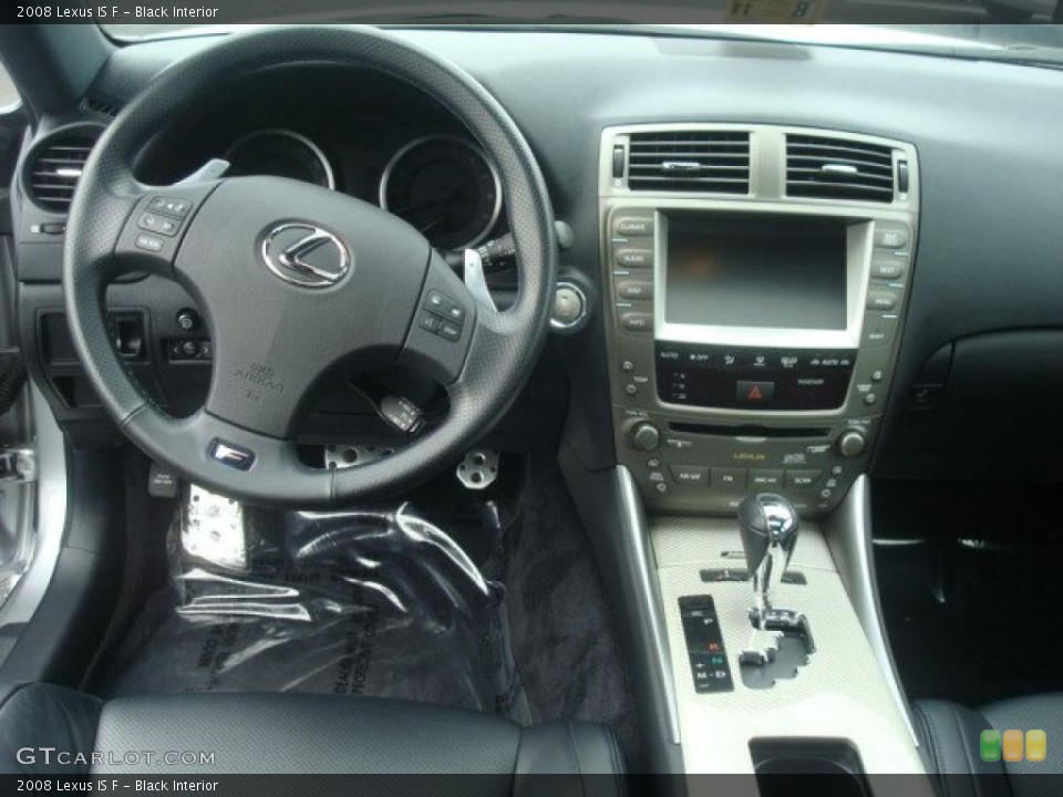 Black Interior Dashboard for the 2008 Lexus IS F #44696505