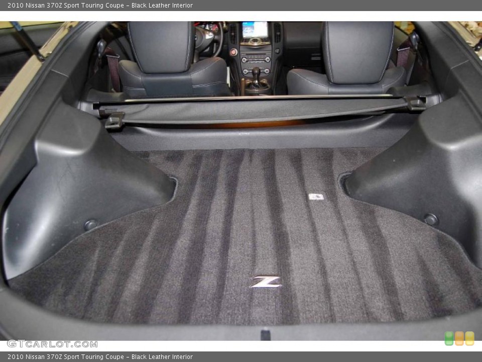 Black Leather Interior Trunk for the 2010 Nissan 370Z Sport Touring Coupe #44696673