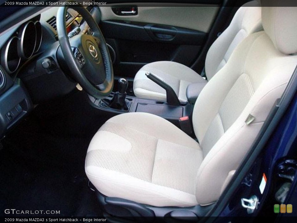 Beige Interior Photo for the 2009 Mazda MAZDA3 s Sport Hatchback #44697705