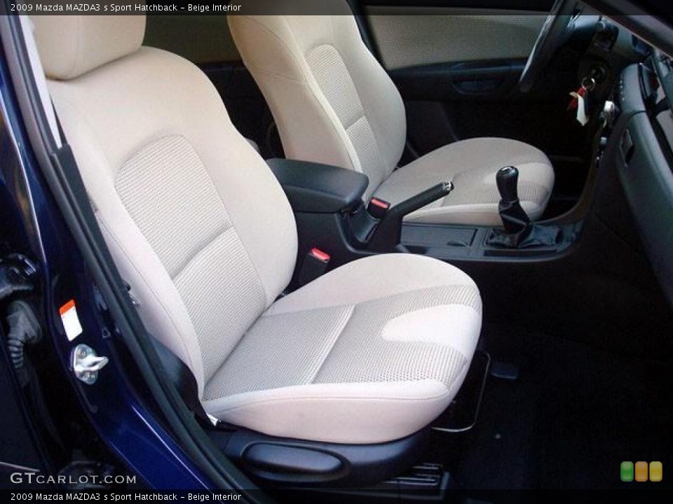 Beige 2009 Mazda MAZDA3 Interiors