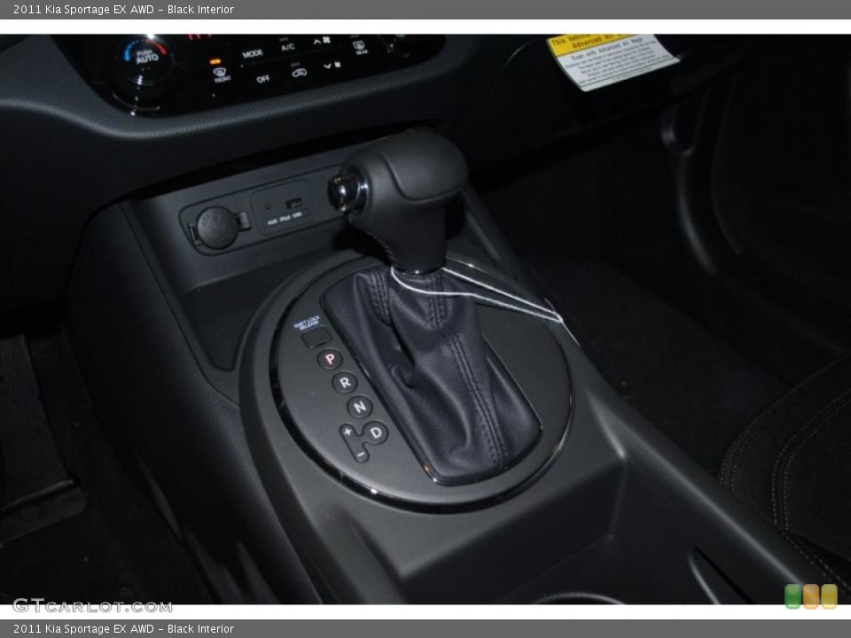 Black Interior Transmission for the 2011 Kia Sportage EX AWD #44698501