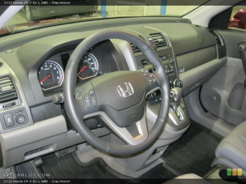 Gray Interior Dashboard for the 2010 Honda CR-V EX-L AWD #44699129